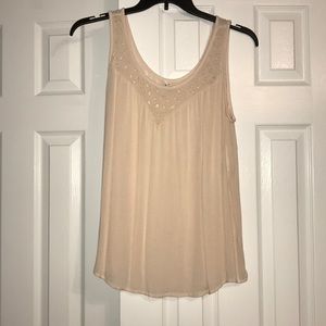 Cream Tank Top